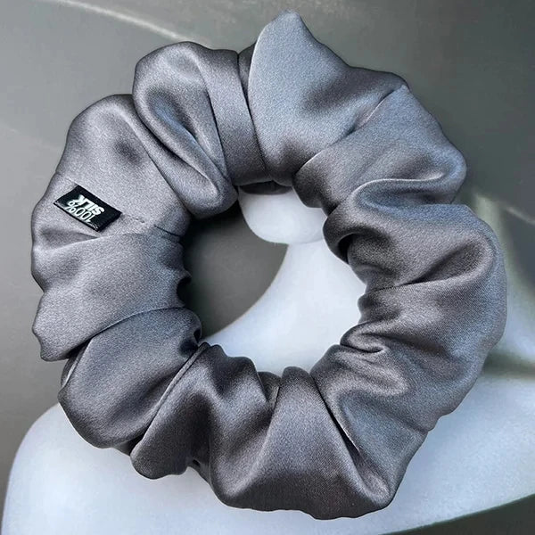 Hair Scrunchies 100% Mulberry Silk Elastic Rubber Band Hair