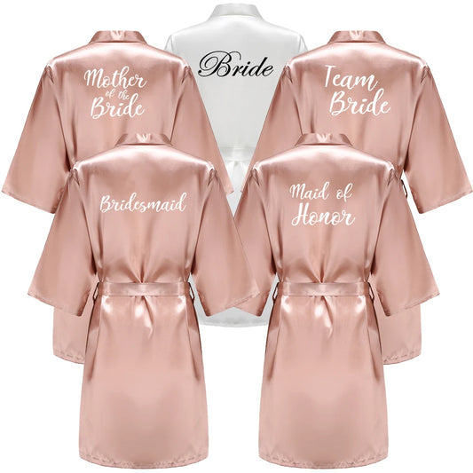 Wedding Bride Robes for Women Bridal Party Gifts